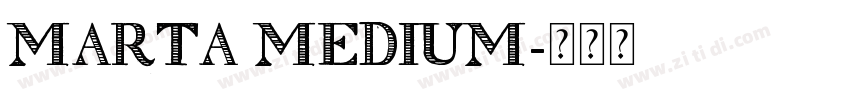 Marta medium字体转换